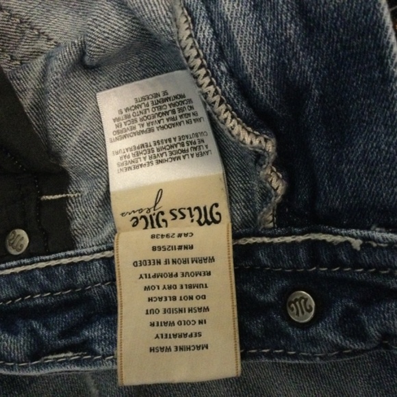 Miss Me Womens JP53405 Skinny medium wash Denim Jeans sz 30 - Picture 5 of 10